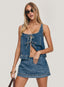 Stefenie Denim Skort Mid Wash