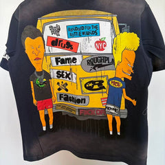 Roughplay x Beavis & Butt-Head "Bandaid for the Battle Wounds" Tee