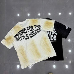 Roughplay Worldwide Star Logo Distressed Graphic Tee