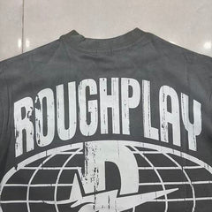 Roughplay Skeleton Band "Drugs Glamour Fame" Distressed Tee