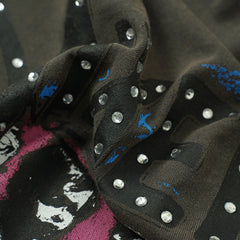 MIXED EMOTION Dark Grey Cross Graphic T-Shirt