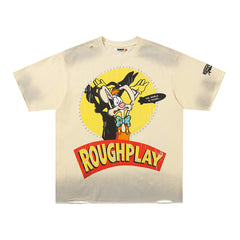 Roughplay "The World Is Yours" Cartoon Graphic Tee