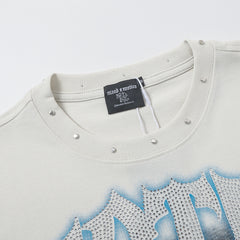 MIXED EMOTION Vintage Baseball Player Graphic T‑Shirt