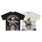 MIXED EMOTION Cupid Angel Archer Graphic T‑Shirt