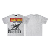 MIXED EMOTION White "Emotions Never Die" Tee