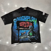 Roughplay "Bandaid for the Battle Wounds" Gas Mask Apocalypse Tee