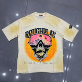 Roughplay Skull Ski Goggles Vintage Wash Graphic Tee