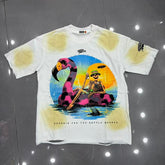 Roughplay "Bandaid for the Battle Wounds" Skeleton Flamingo Tee
