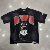 Roughplay Doberman "Bandaid for the Battle Wounds" Chain Distressed Tee
