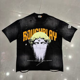 Roughplay Greek God Bleach Distressed Tee