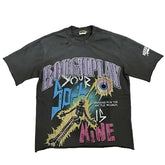 Roughplay "Your Soul Is Mine" Rainbow Eyeball Distressed Tee