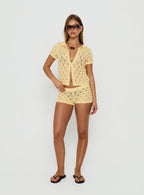Sun Still Shines Crochet Set Yellow