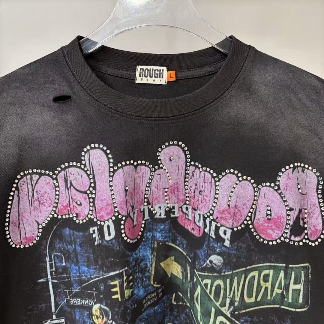 Roughplay "Being Normal Must Suck" Gotham City All-Over Print Tee