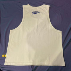 Roughplay Rhinestone Star Logo Crop Tank Top