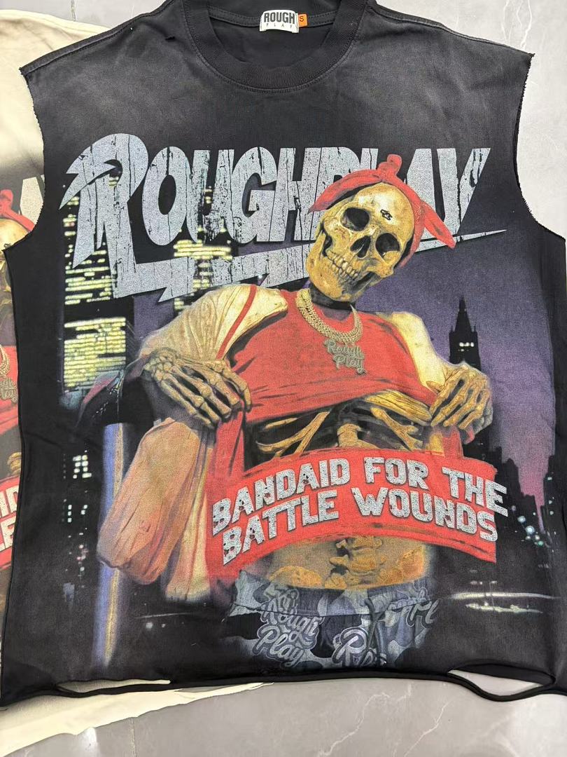 Roughplay Street Skull Bandana City Tank Top