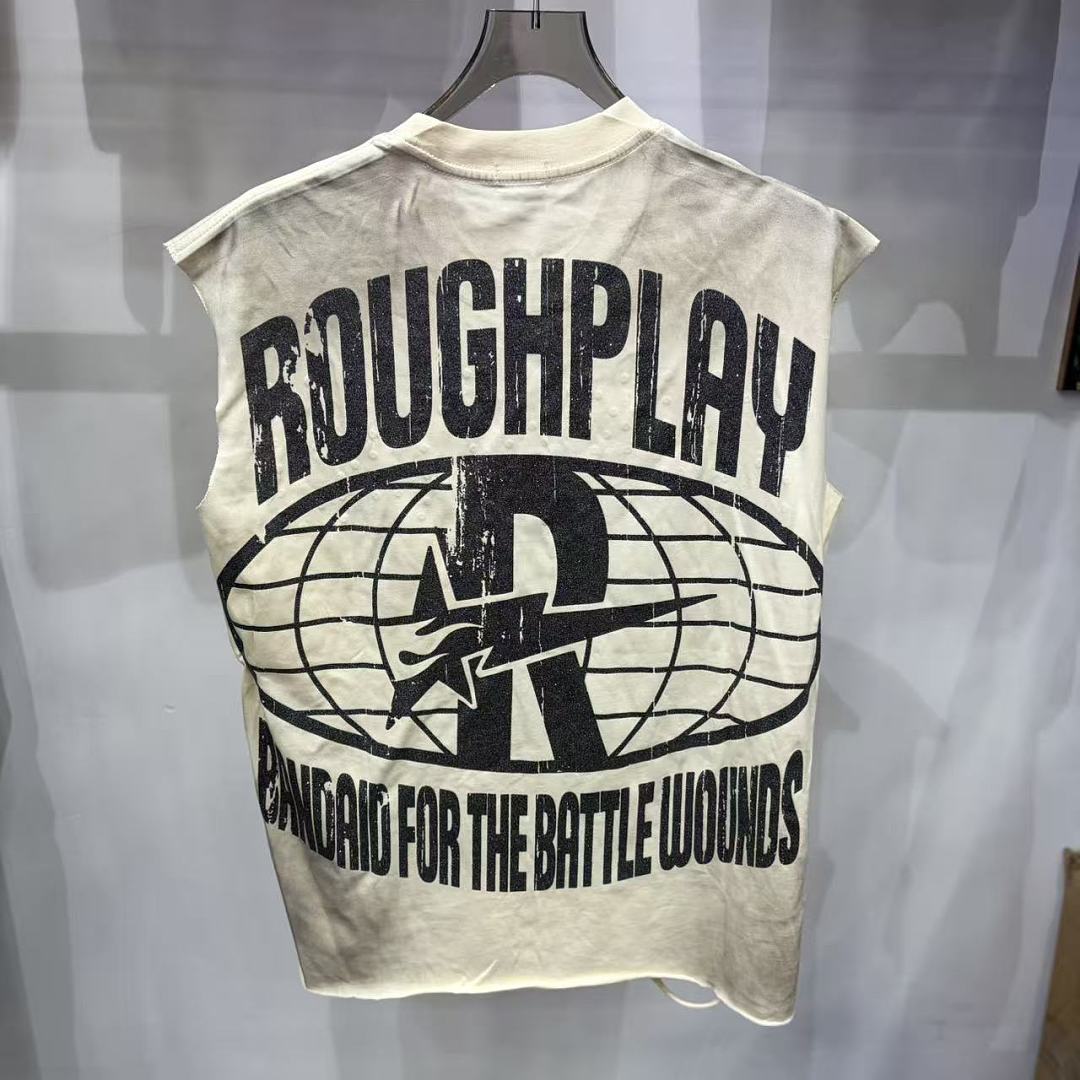 Roughplay Gas Mask "WARNING" Sleeveless Tank Top