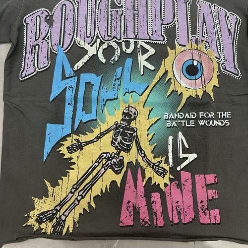 Roughplay "Your Soul Is Mine" Rainbow Eyeball Distressed Tee