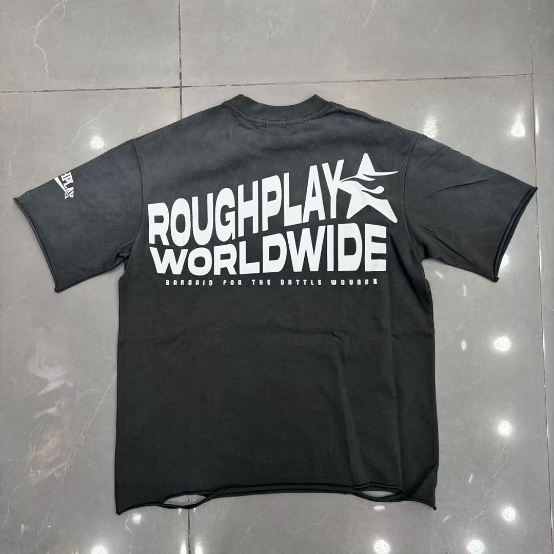 Roughplay "AUNA Sold Separately" Circle Logo Distressed Tee