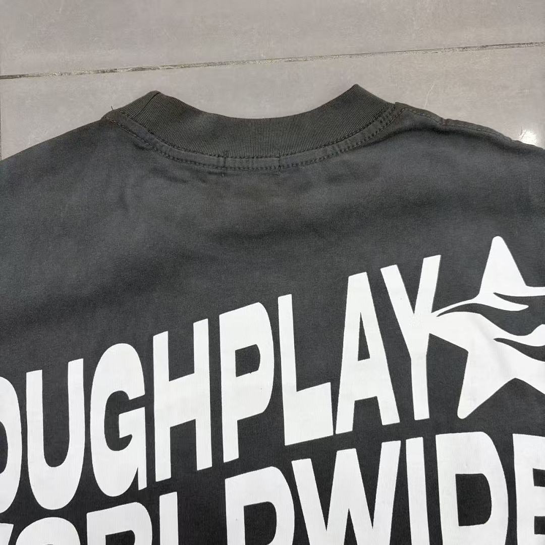 Roughplay "AUNA Sold Separately" Circle Logo Distressed Tee