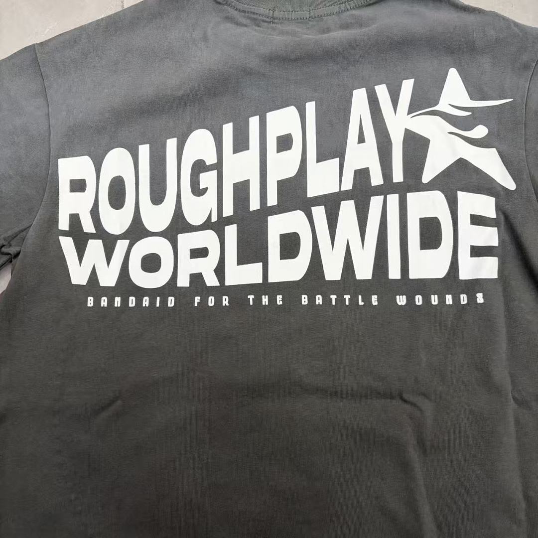 Roughplay "AUNA Sold Separately" Circle Logo Distressed Tee