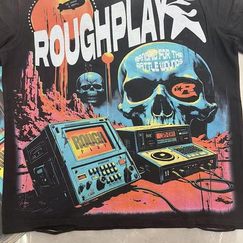 Roughplay Skull DJ Boombox Sci-Fi Graphic Tee