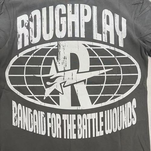 Roughplay Skeleton Band "Drugs Glamour Fame" Distressed Tee