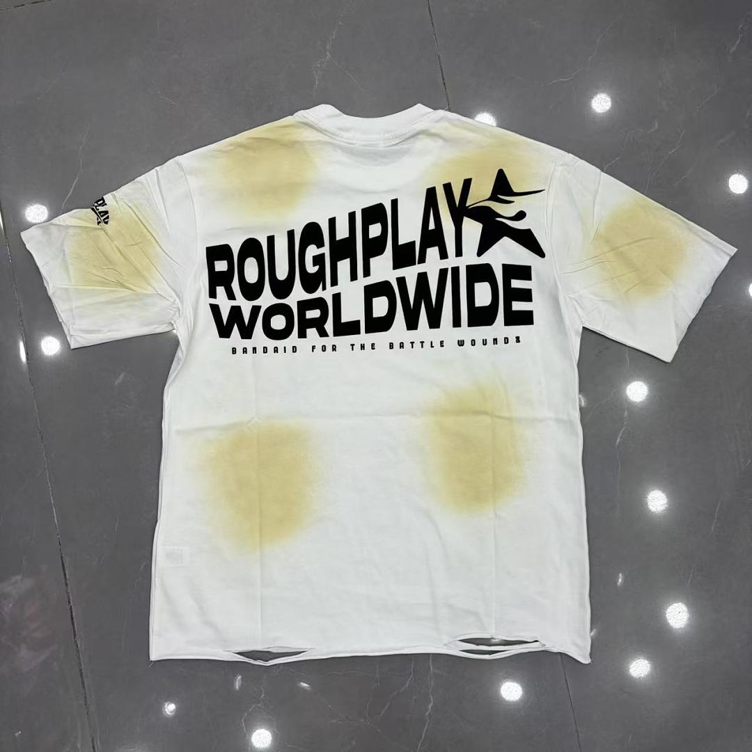 Roughplay "Bandaid for the Battle Wounds" Skeleton Flamingo Tee