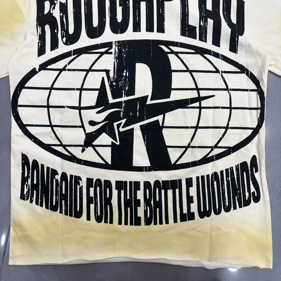 Roughplay Skull Ski Goggles Vintage Wash Graphic Tee