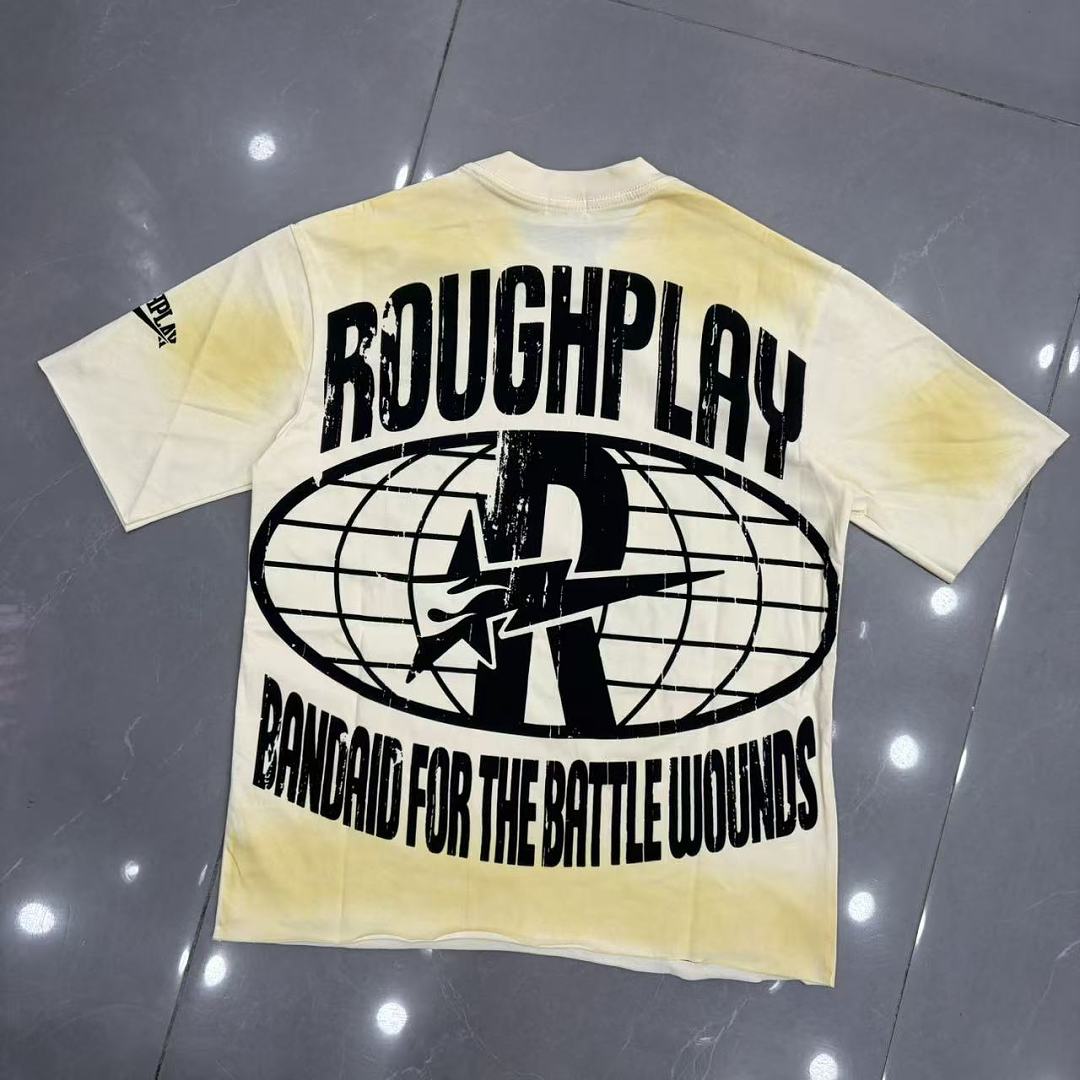 Roughplay Skull Ski Goggles Vintage Wash Graphic Tee