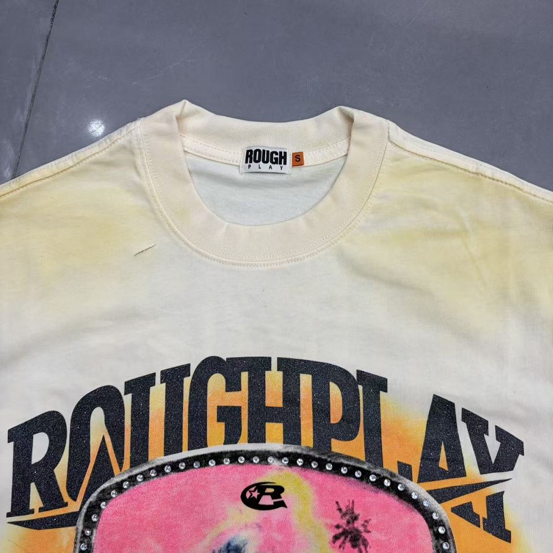 Roughplay Skull Ski Goggles Vintage Wash Graphic Tee