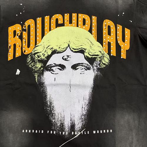 Roughplay Greek God Bleach Distressed Tee