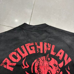 Roughplay Skull Star Flame Distressed Graphic Tee