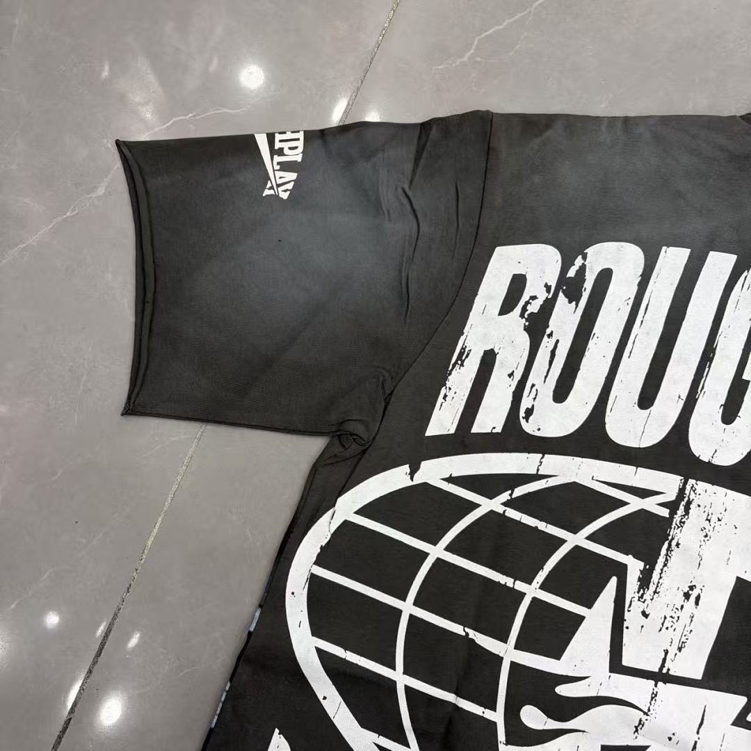Roughplay "Bandaid for the Battle Wounds" Skull Racer Tee