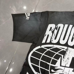 Roughplay "Bandaid for the Battle Wounds" Skull Racer Tee