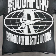 Roughplay "Bandaid for the Battle Wounds" Skull Racer Tee