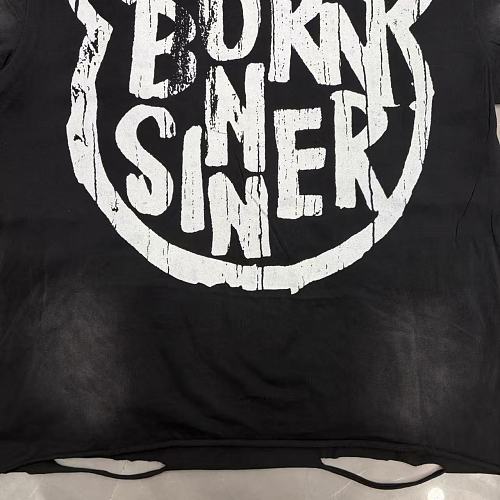 Roughplay "Born Sinner" Skeleton Road Rage Graphic Tee