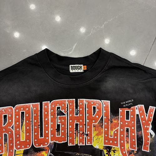 Roughplay "Born Sinner" Skeleton Road Rage Graphic Tee
