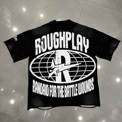 Roughplay "Bandaid for the Battle Wounds" Gas Mask Apocalypse Tee