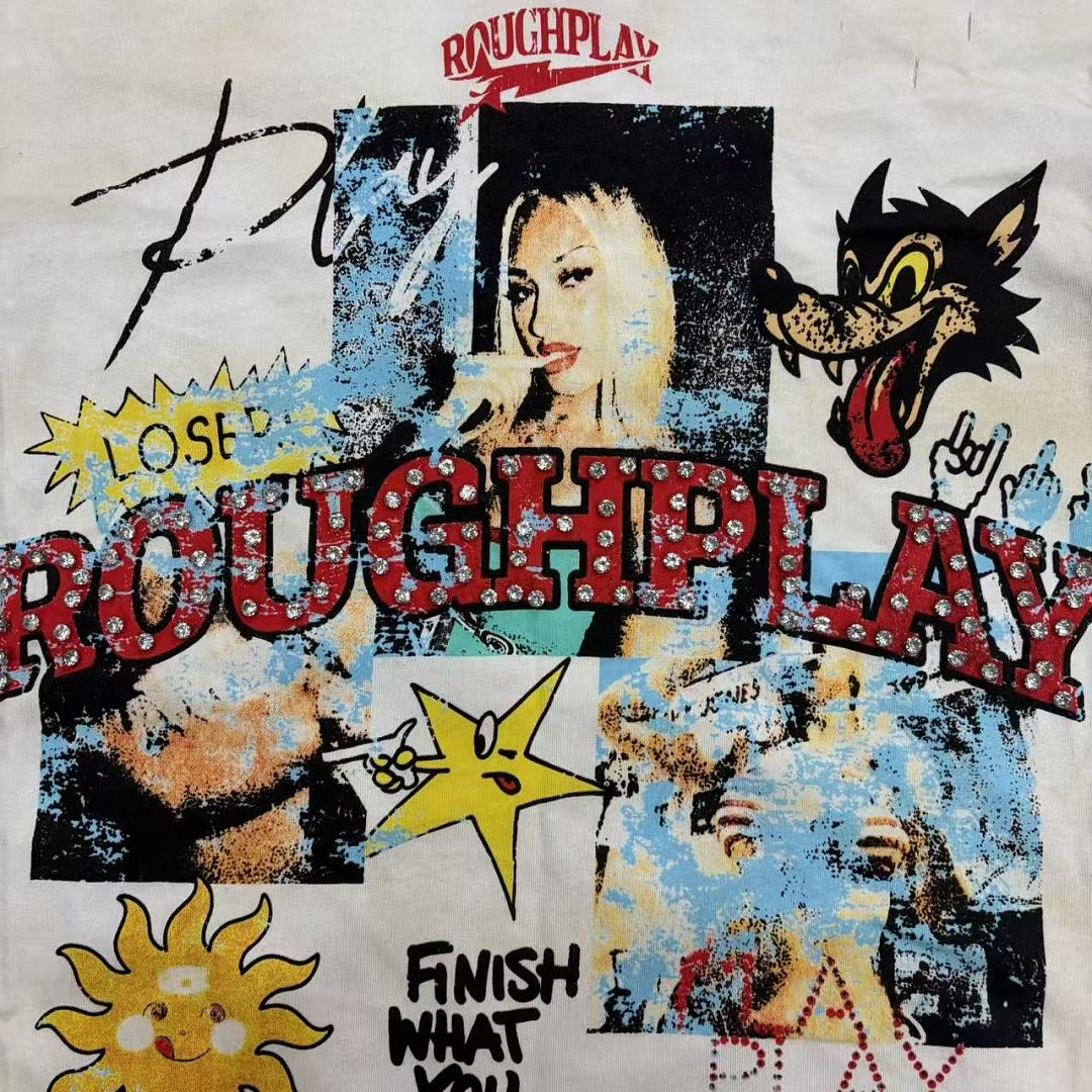 Roughplay "Finish What You Started" Distressed Graphic Tee