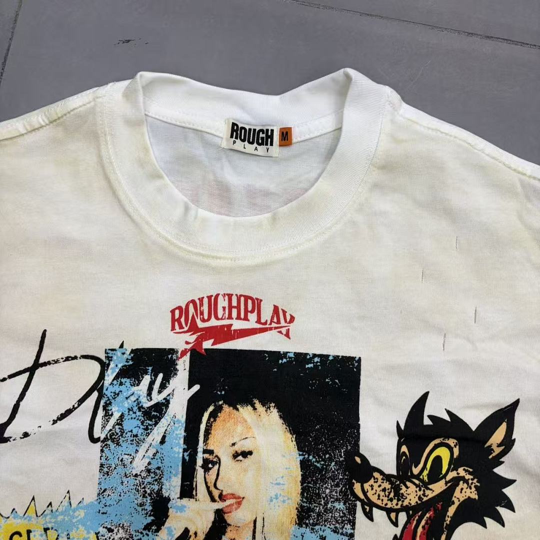 Roughplay "Finish What You Started" Distressed Graphic Tee