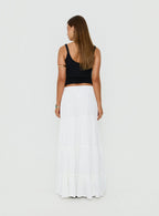 Miriah Maxi Skirt White