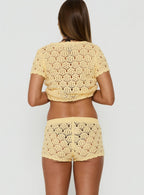 Sun Still Shines Crochet Set Yellow