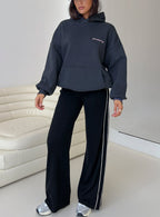 Ascenda Straight Leg Track Pant Black