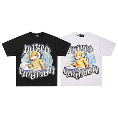 MIXED EMOTION  Angel Graphic  T-Shirt