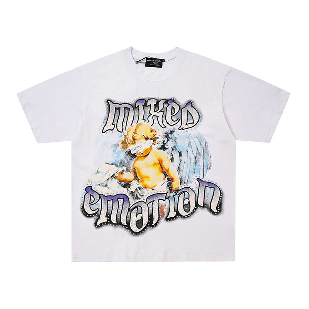 MIXED EMOTION  Angel Graphic  T-Shirt