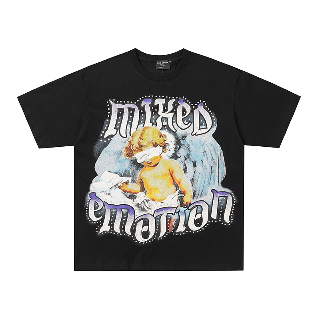 MIXED EMOTION  Angel Graphic  T-Shirt