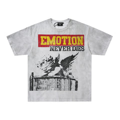MIXED EMOTION White "Emotions Never Die" Tee