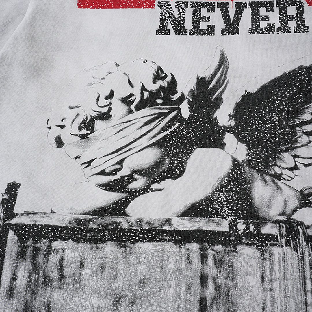 MIXED EMOTION White "Emotions Never Die" Tee