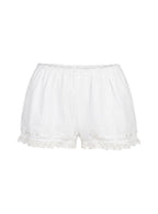Rhubarb Lace Shorts White