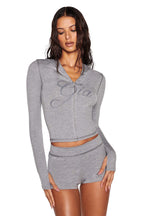 BLARE JERSEY SHORT - GREY : HEATHER GREY